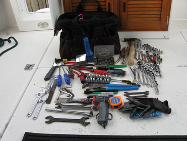 Tools & Cleaning Materials - Laurie Ann, a Ranger 25 Tug